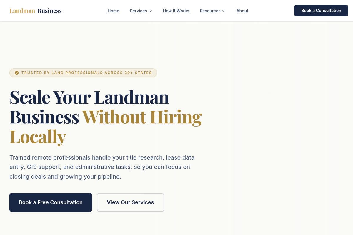 Landman Business screenshot