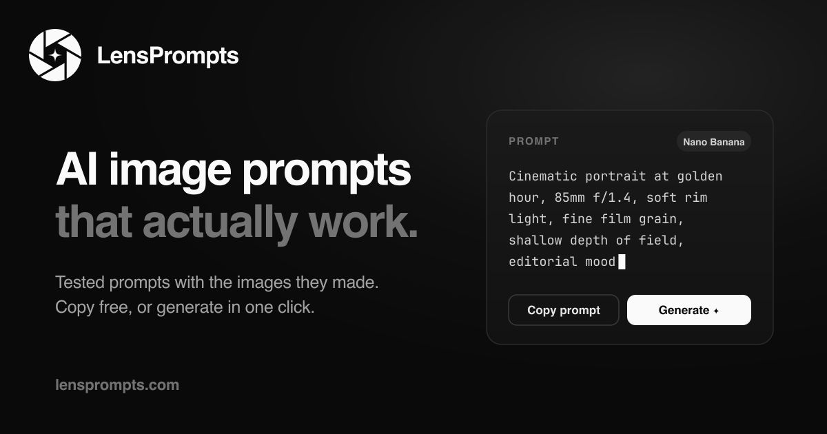 LensPrompts screenshot