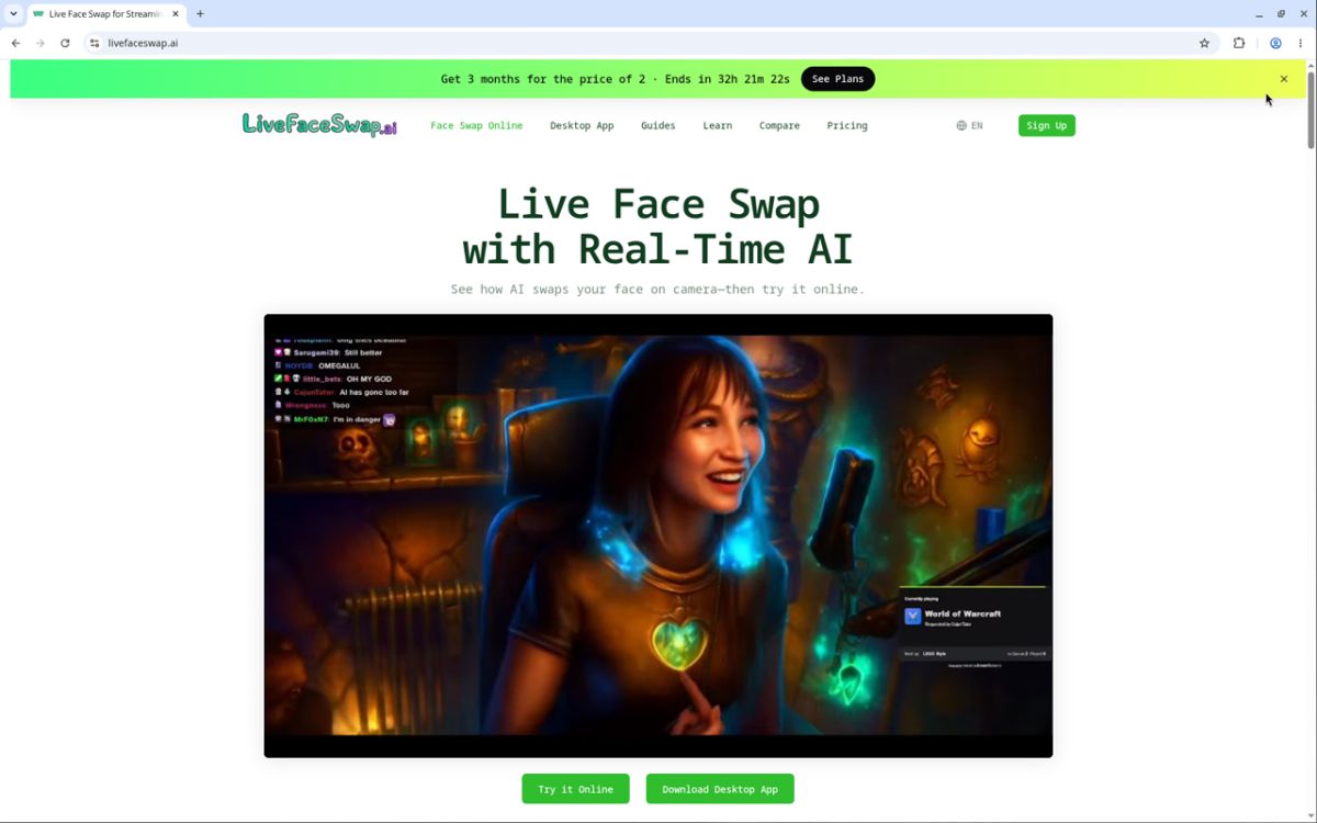 LiveFaceSwap AI screenshot