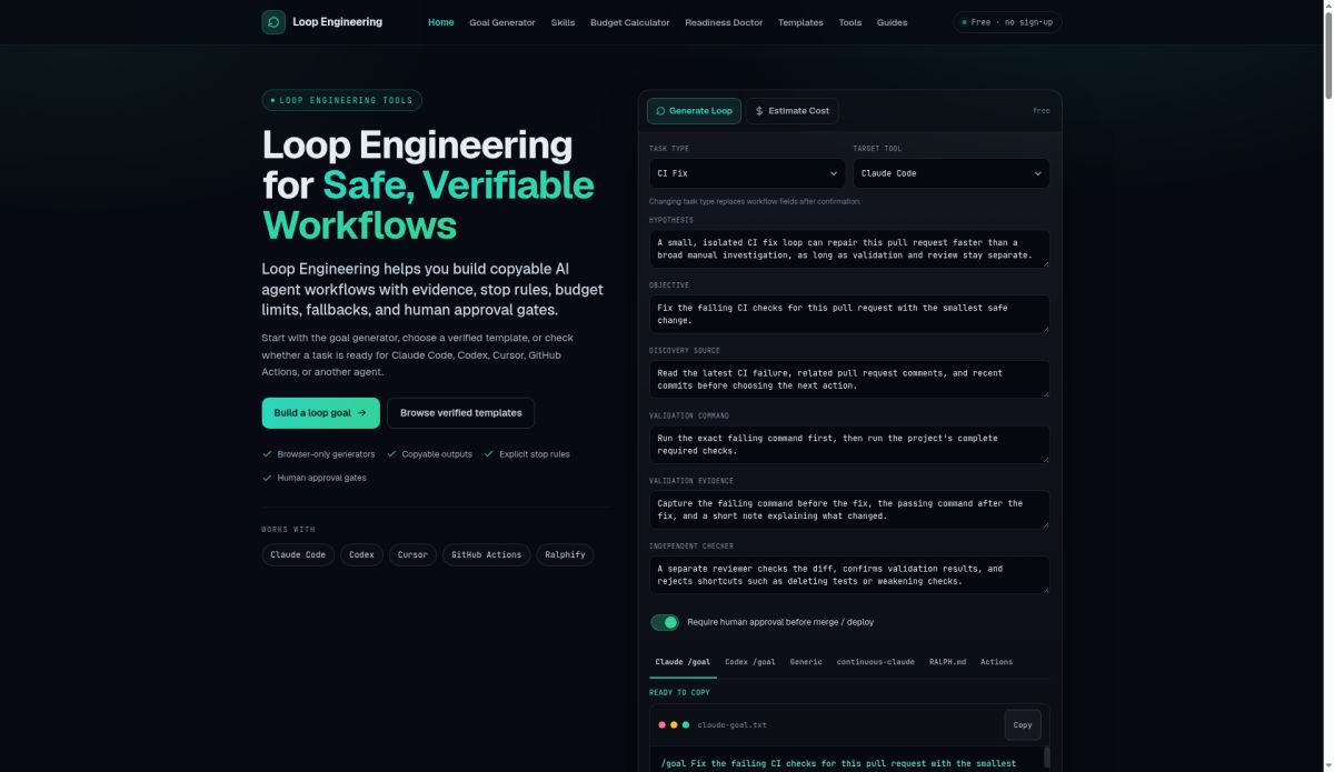 Loop Engineering screenshot