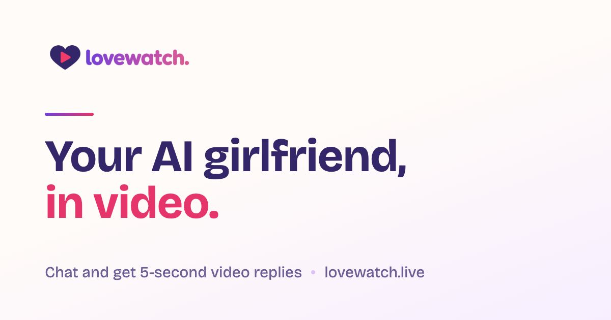 LoveWatch AI website screenshot