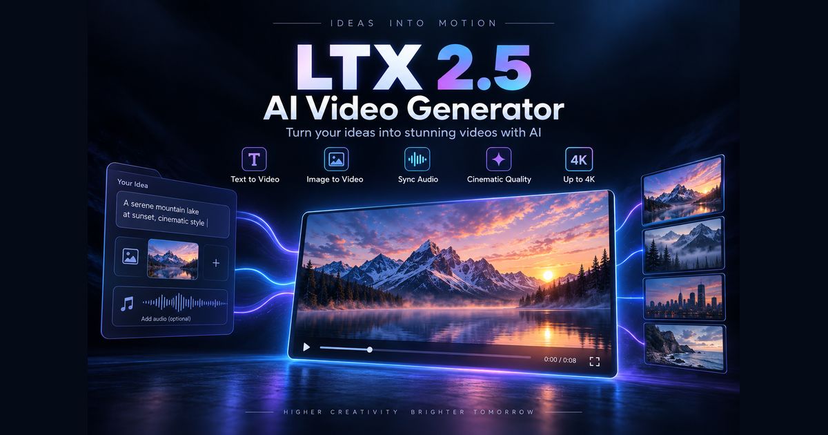 LTX 2.5 AI screenshot