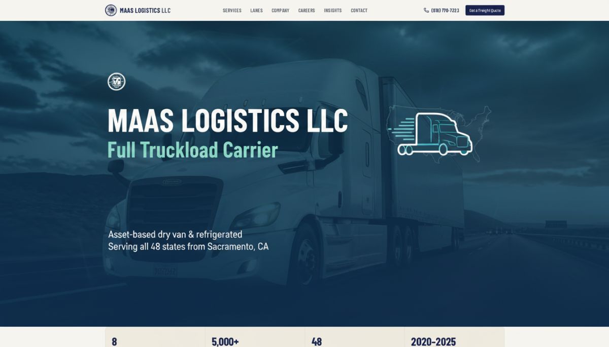 Maas Logistics LLC screenshot