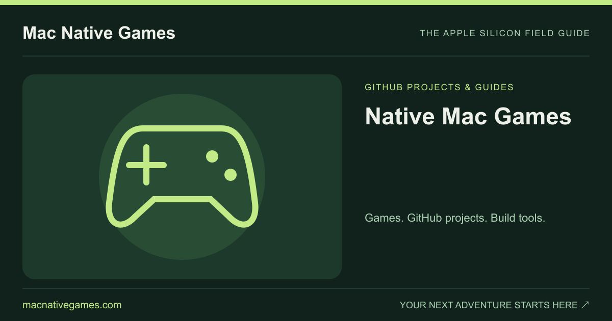 MacNativeGames screenshot