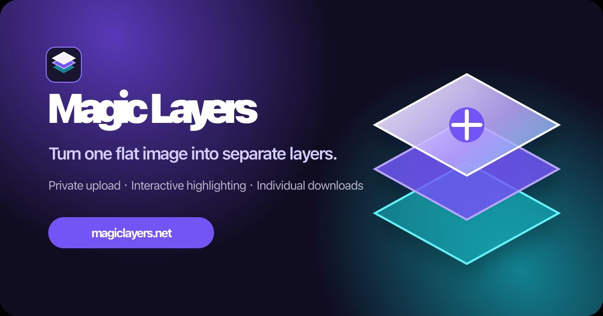Magic Layers website screenshot