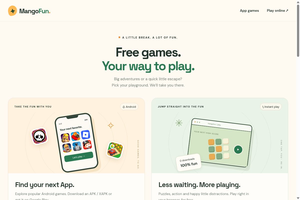 MangoFun screenshot