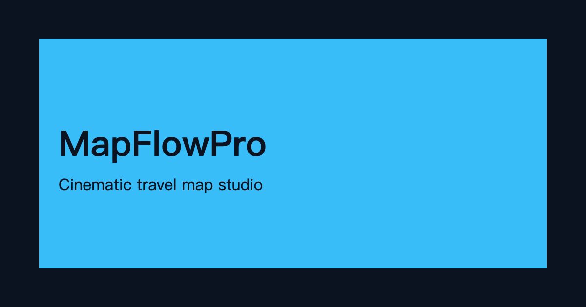 MapFlowPro website screenshot