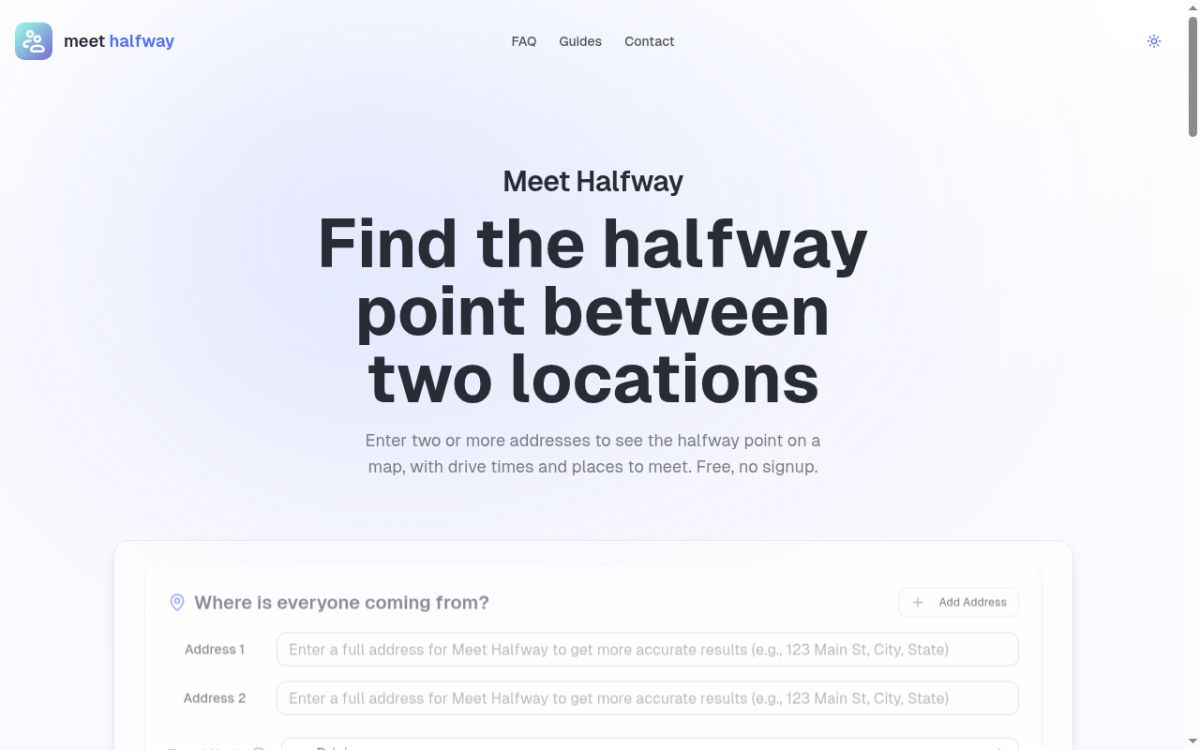 Meet Halfway screenshot