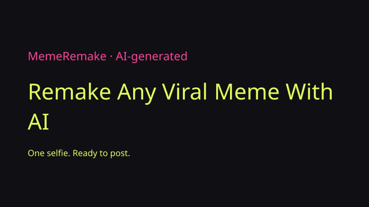 MemeRemake screenshot