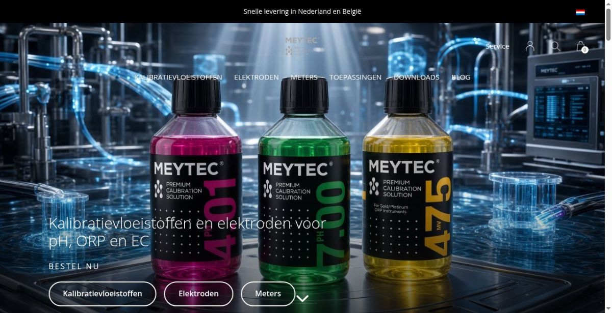 Meytec BV website screenshot