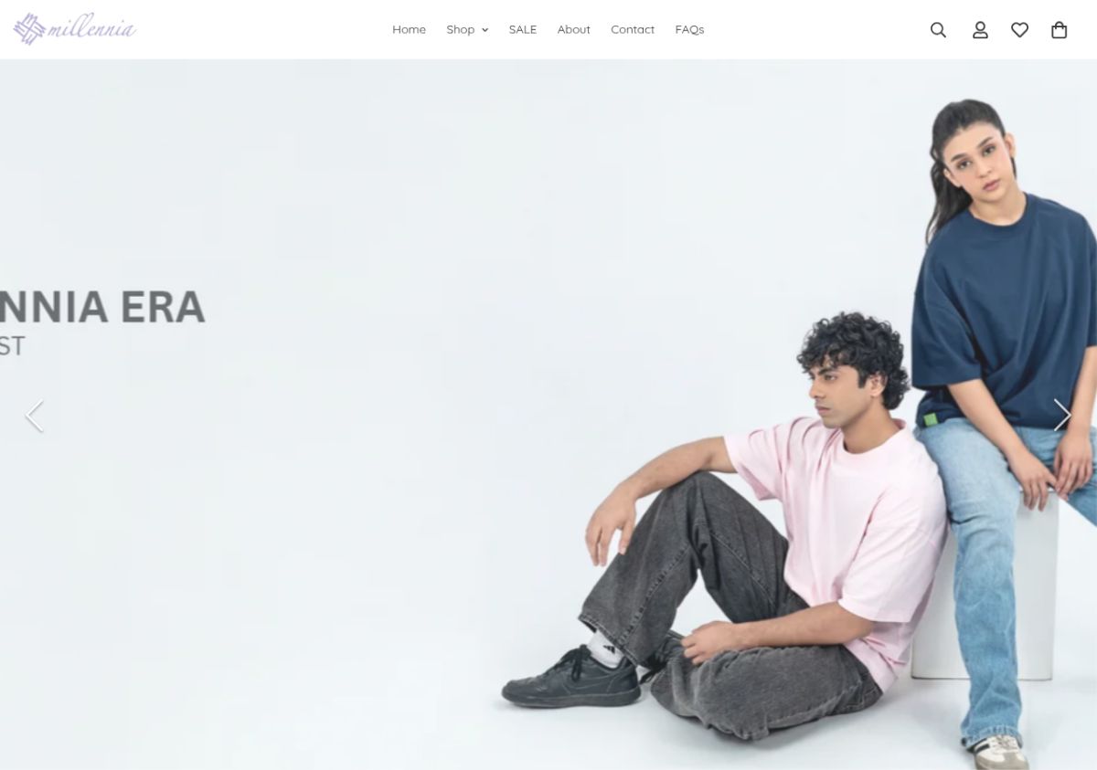 Millennia PK website screenshot