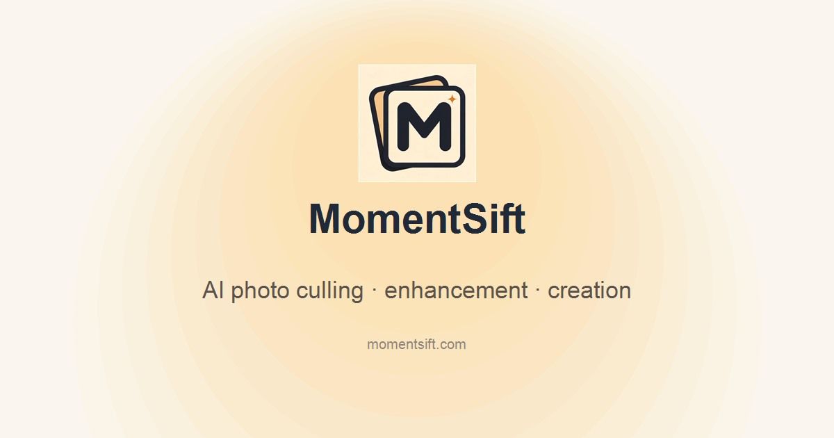MomentSift screenshot