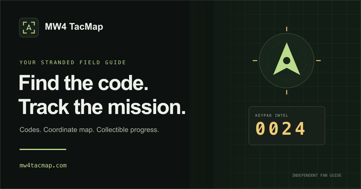 MW4 TacMap website screenshot