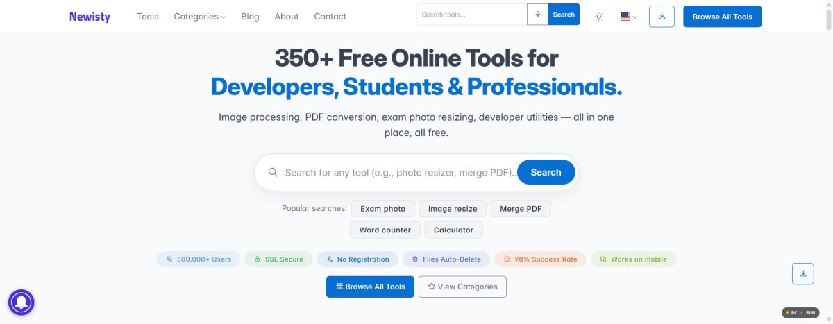 Newisty website screenshot