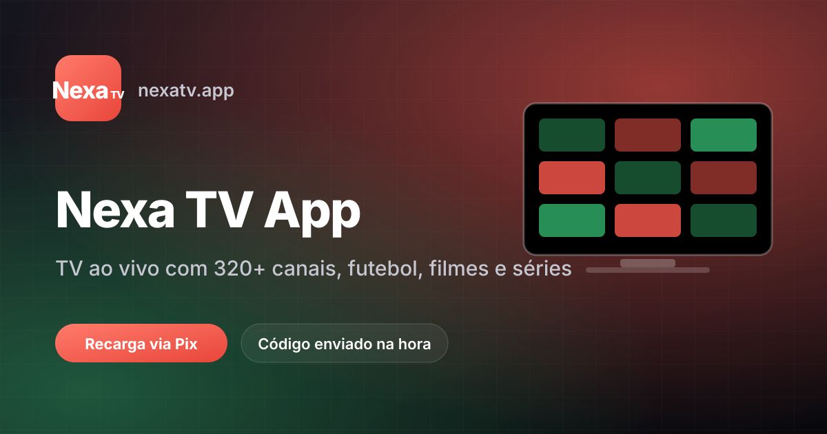 Nexa Tv website screenshot