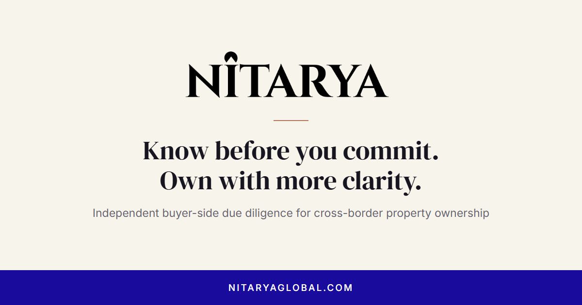 NITARYA Global website screenshot