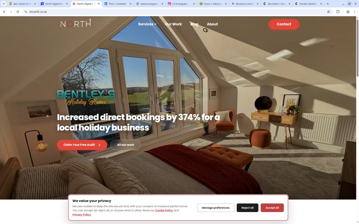 North Digital website screenshot