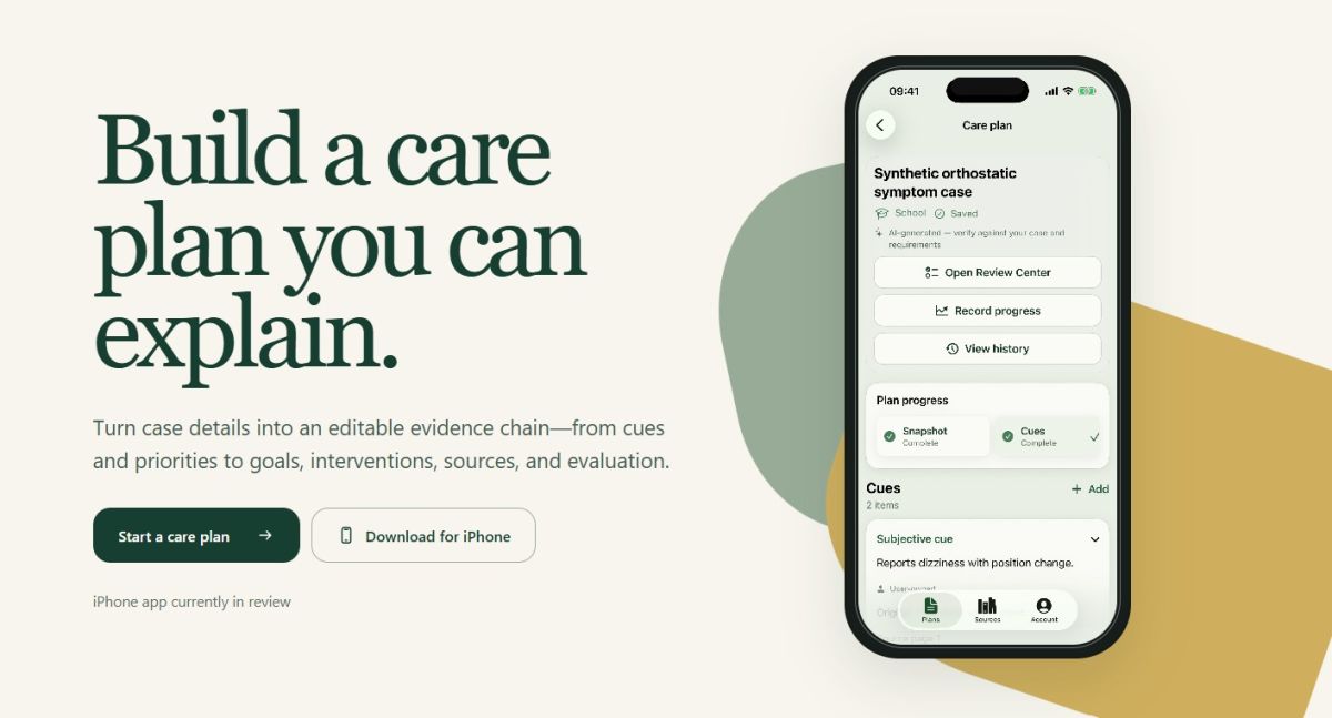 Nursevi website screenshot