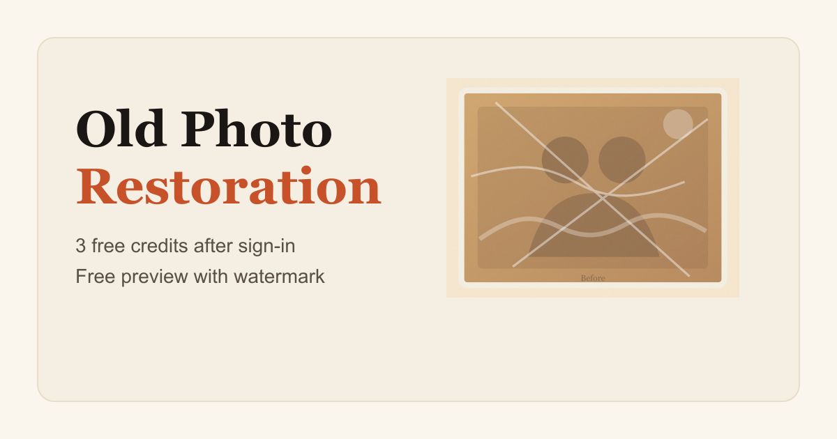 Old Photo Restoration website screenshot