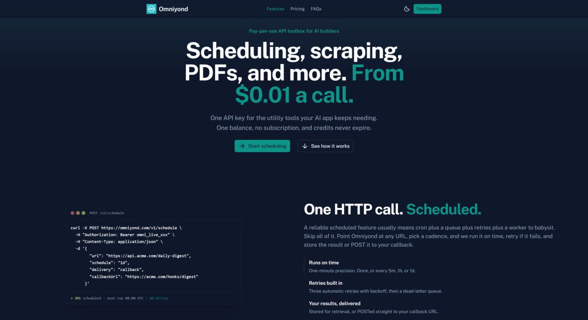Omniyond website screenshot