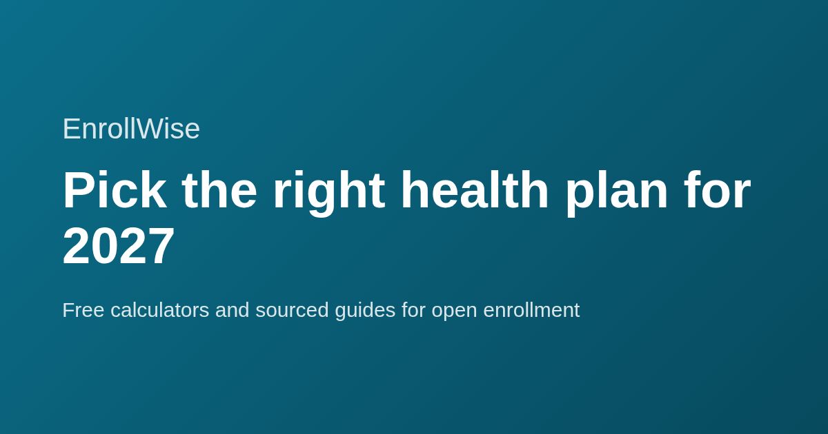 Open Enrollment Tools screenshot