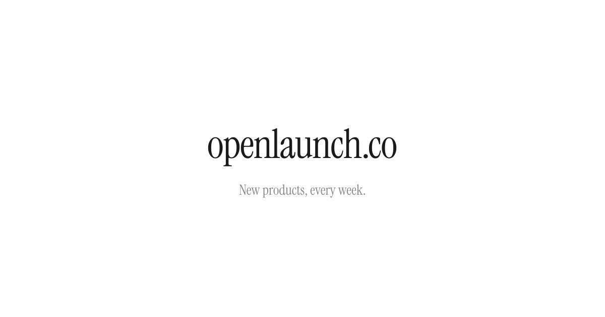 OpenLaunch screenshot