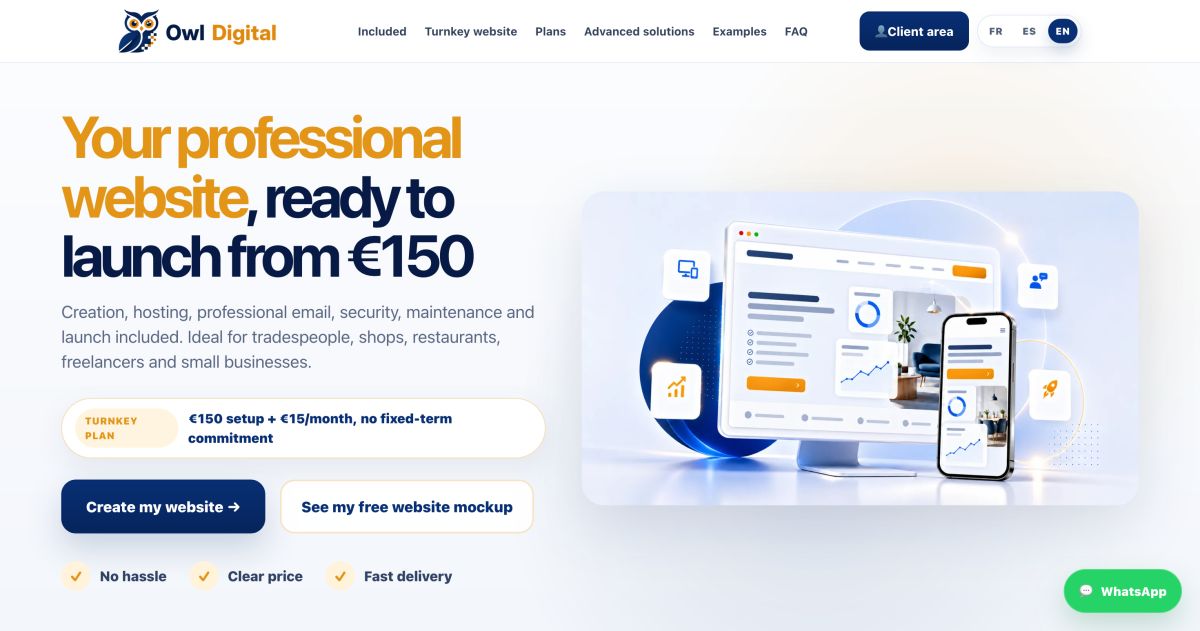 Owl Digital Agency website screenshot