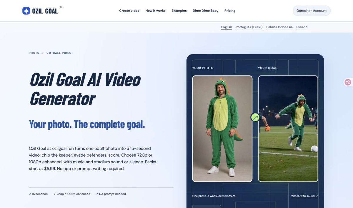 Ozil Goal screenshot