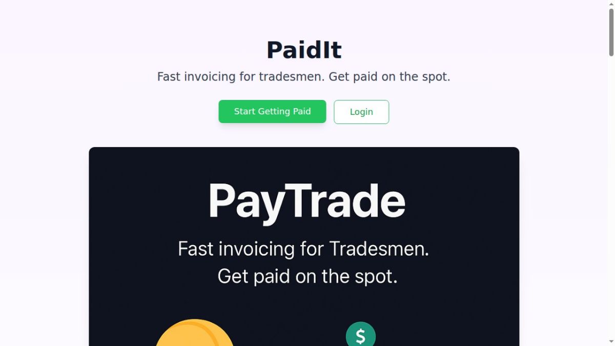 PaidIt screenshot