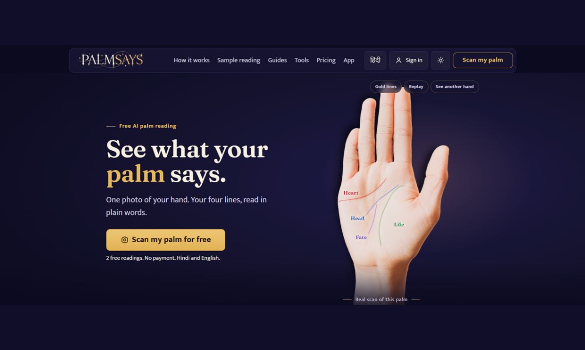 PalmSays screenshot