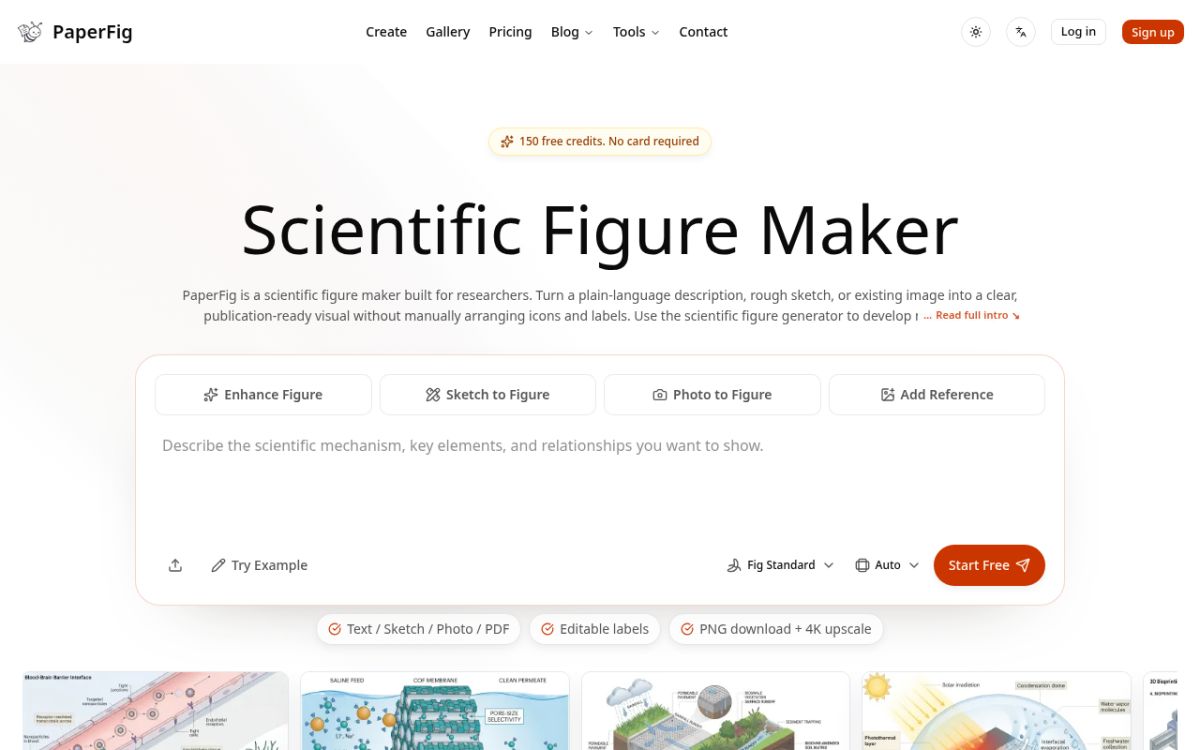 PaperFig website screenshot