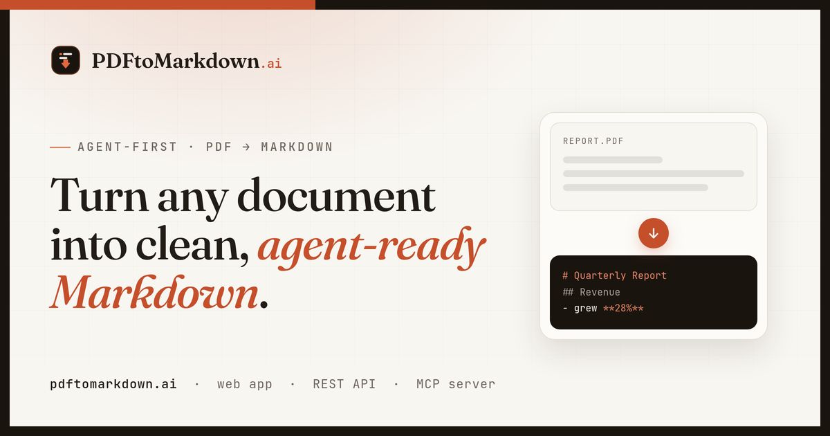 PDFtoMarkdown.ai screenshot