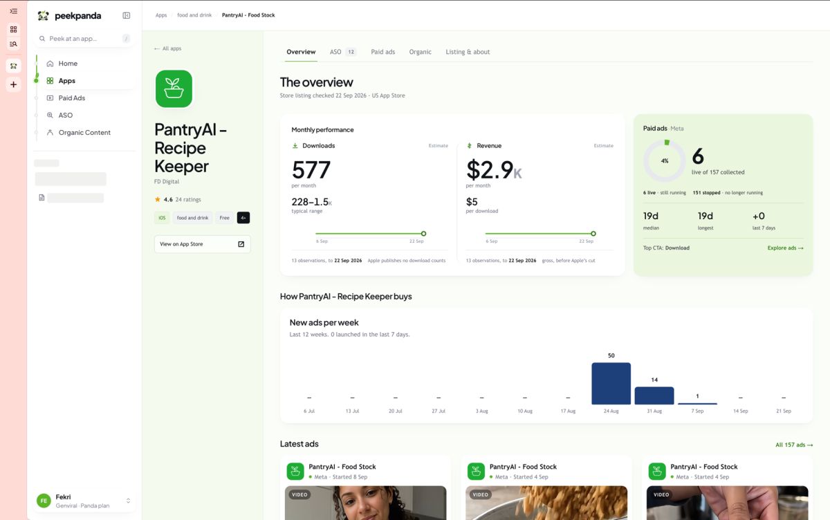 PeekPanda website screenshot