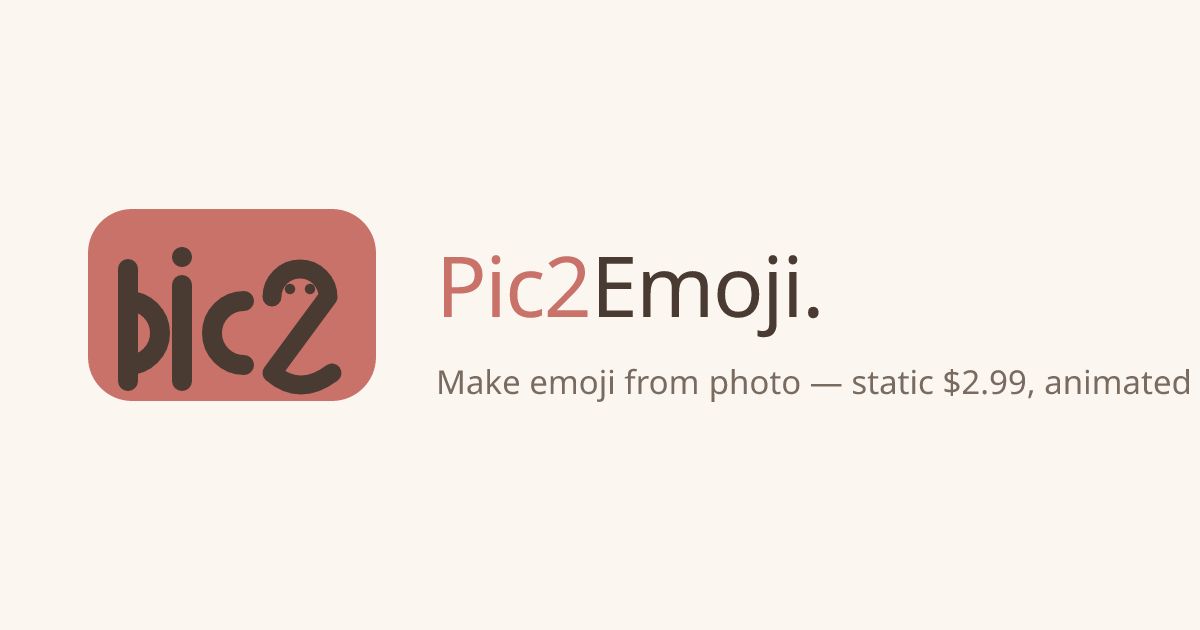 Pic2Emoji screenshot