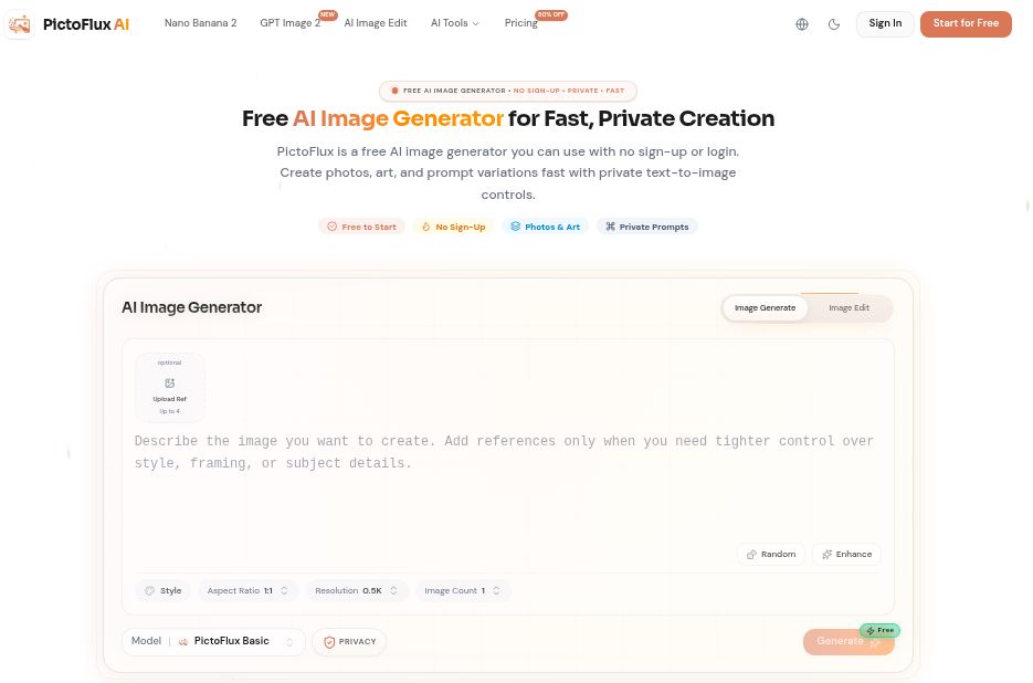 PictoFlux AI screenshot