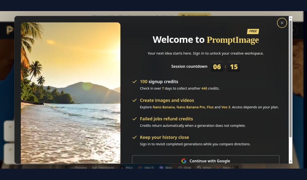 PromptImage screenshot