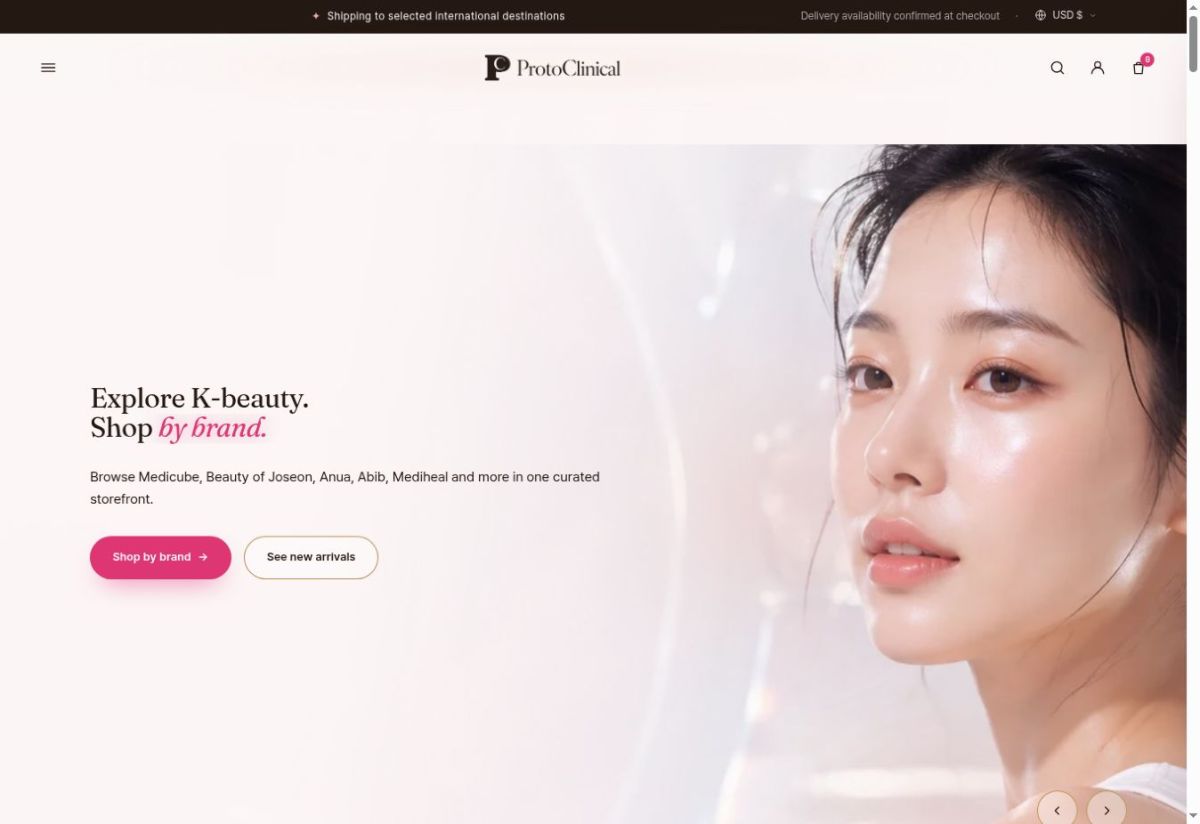 ProtoClinical website screenshot