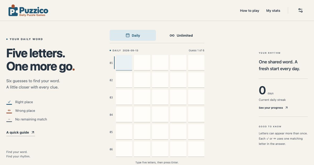 Puzzico screenshot