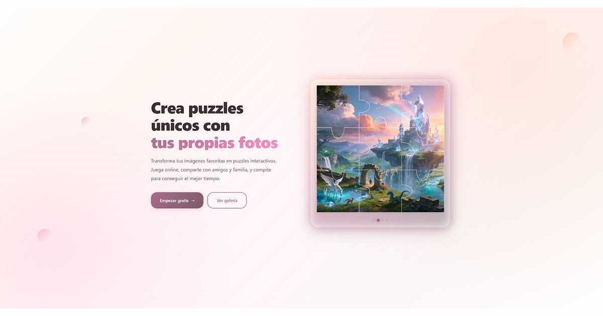 Puzzlify notes website screenshot