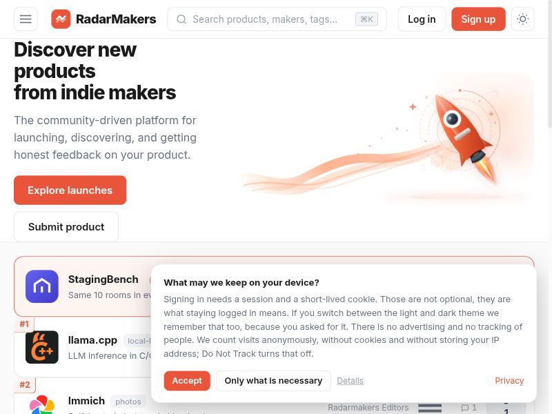 RadarMakers website screenshot