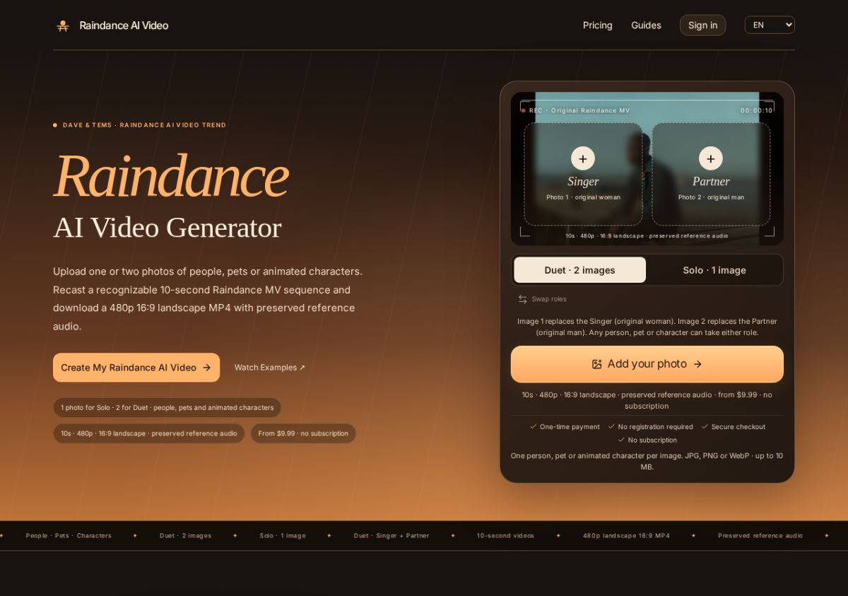 Raindance AI Video screenshot