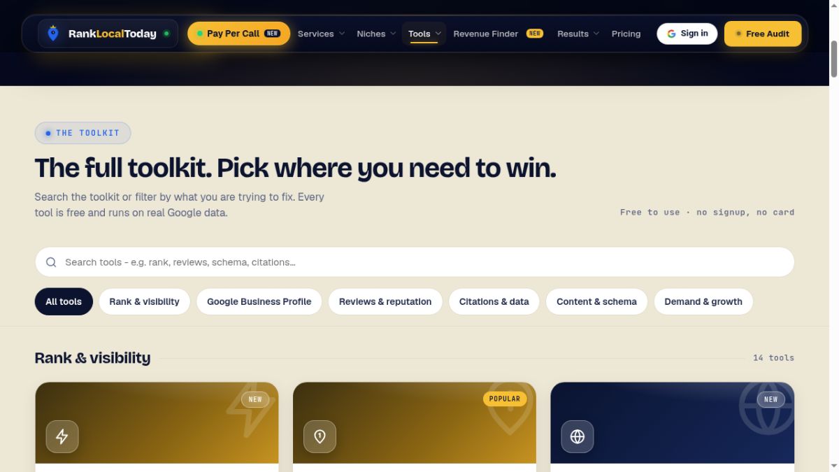 RankLocalToday screenshot
