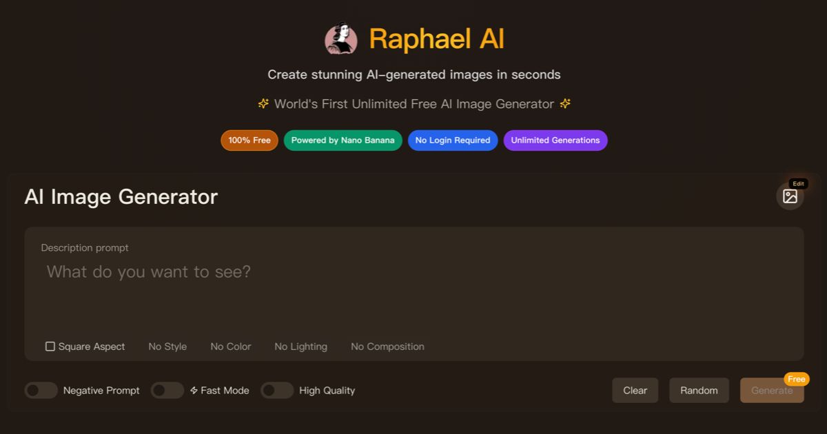 Raphael AI screenshot