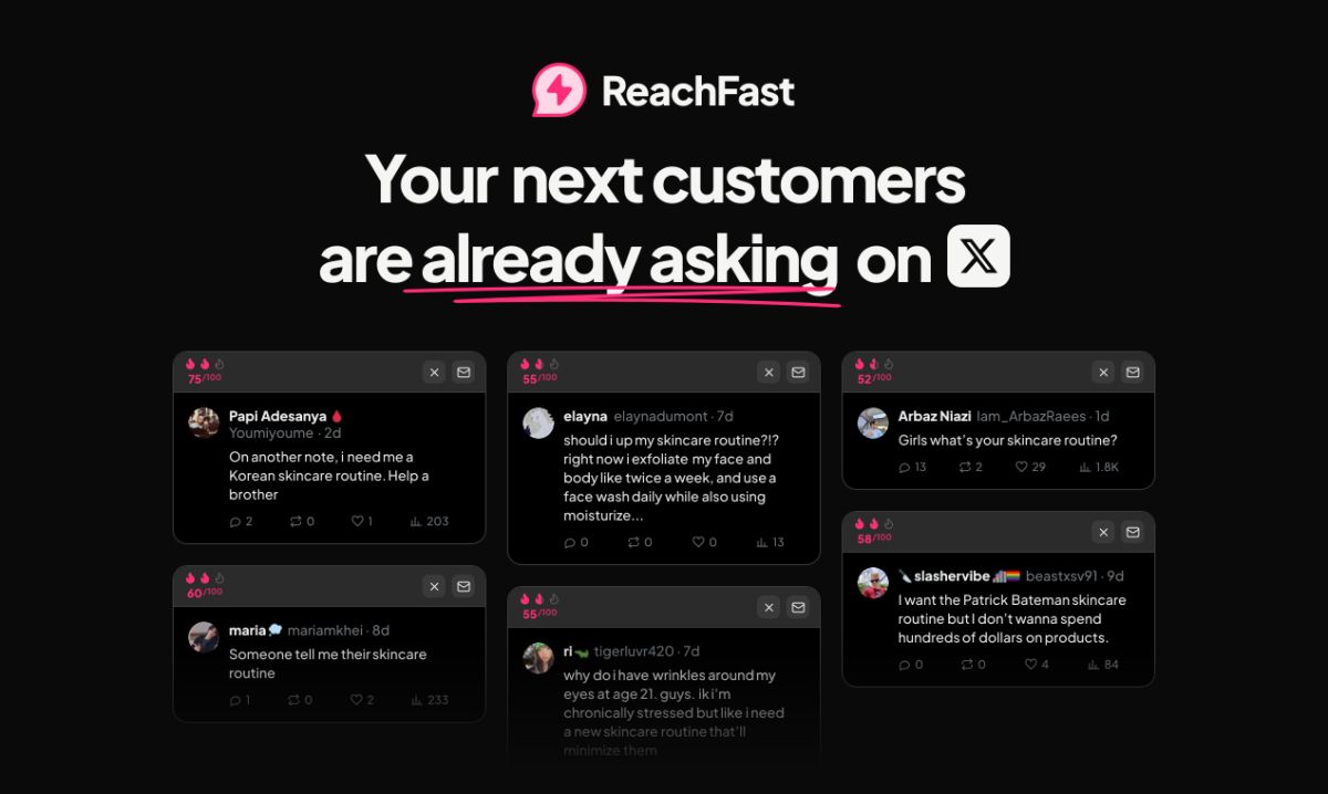 ReachFast website screenshot