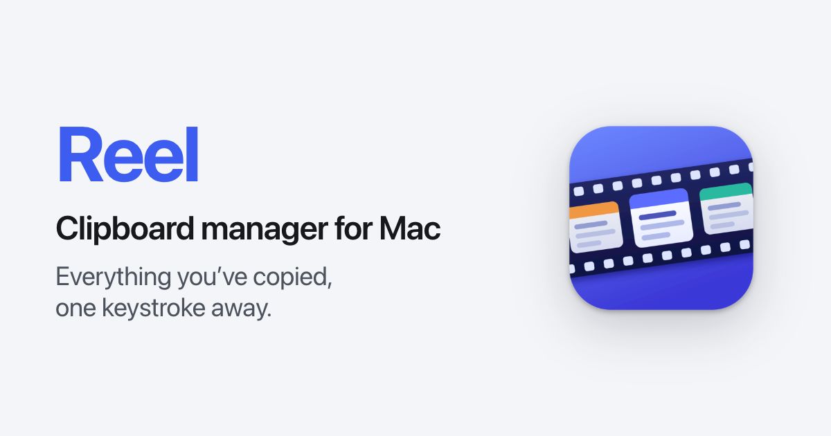 Reel website screenshot