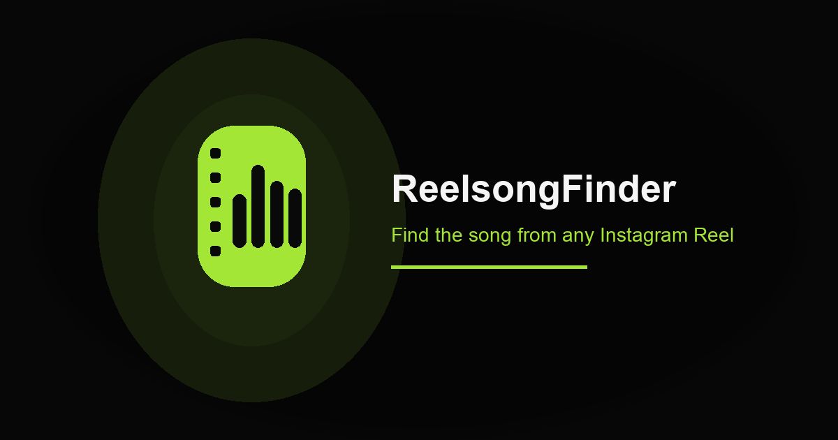 Reel Song Finder website screenshot