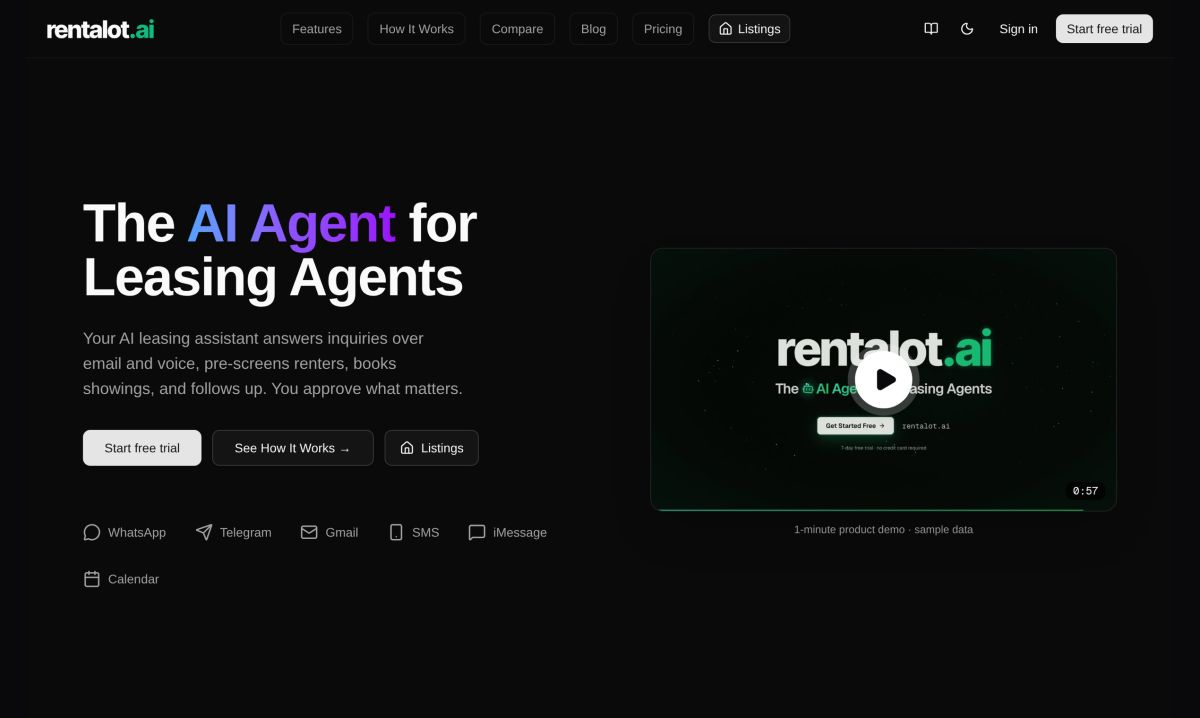 Rentalot website screenshot