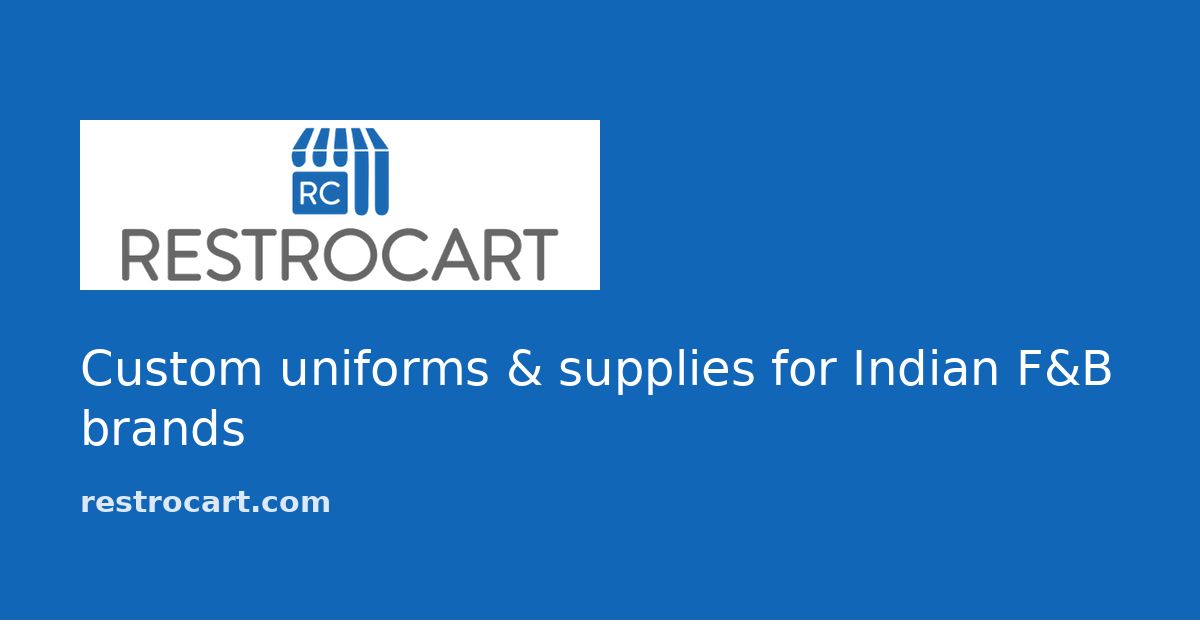 RestroCart website screenshot