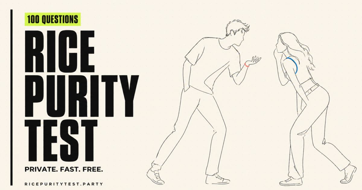 Rice Purity Test screenshot