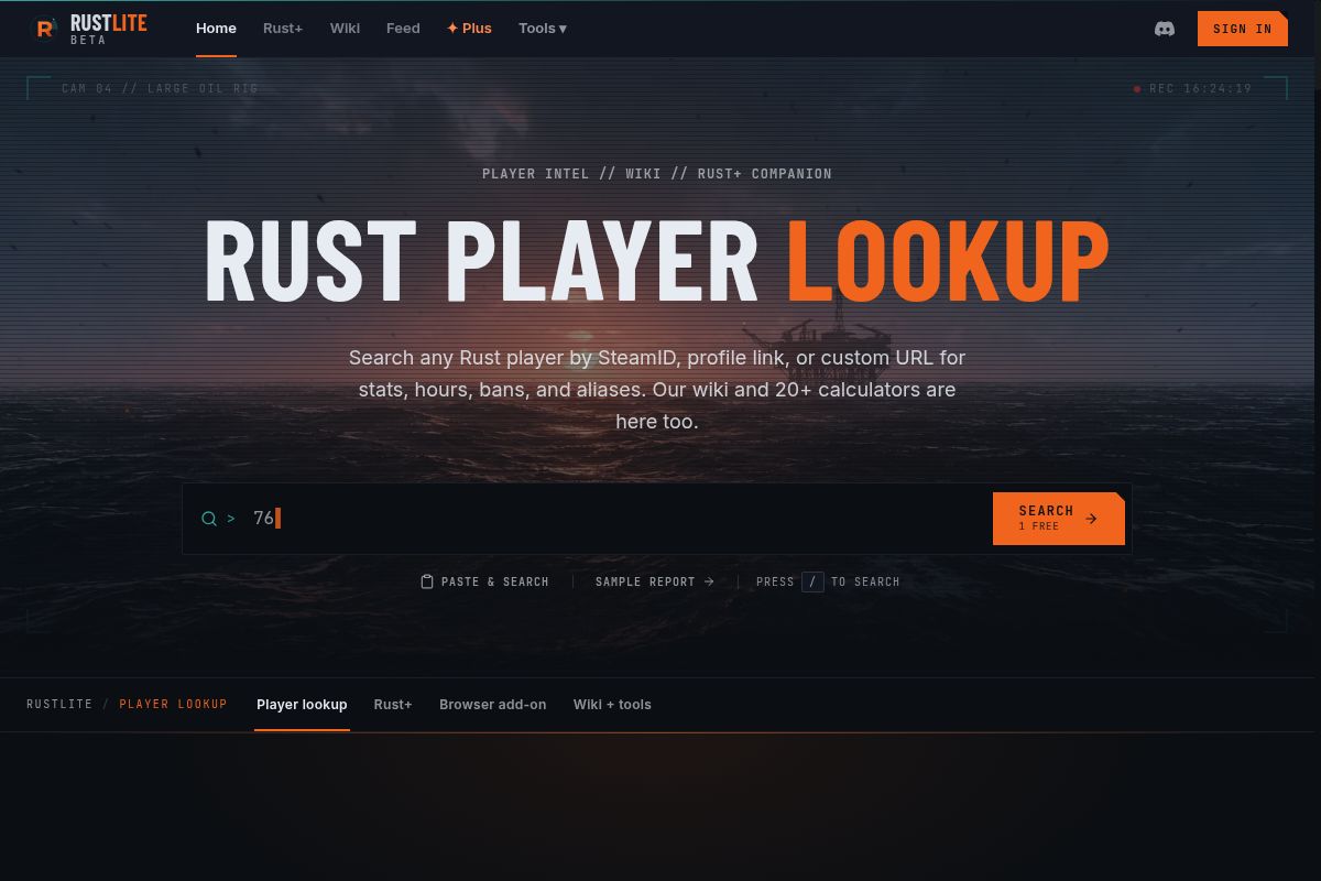 RustLite screenshot